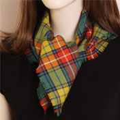 Square, Wool, PLAIN Weave, Buchanan Tartan